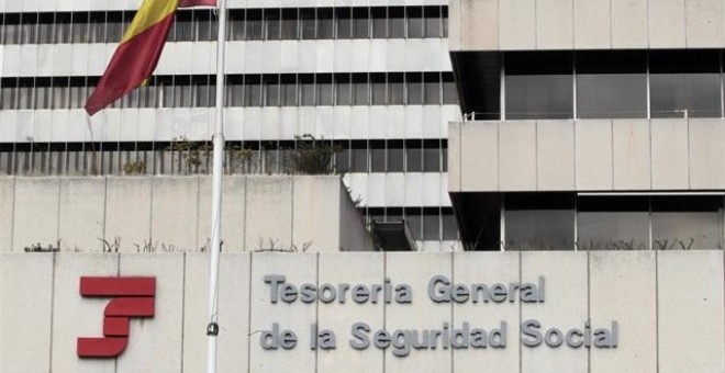 La sede de la Tesorería General de la Seguridad Social en Madrid. E.P.