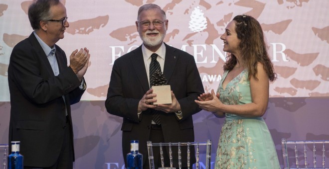 Alberto Manguel ha rebut el Premi Formentor de les Lletres 2017. CATI CLADERA