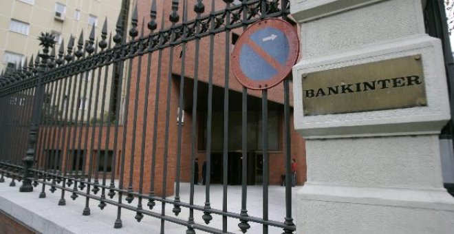 Sede en Madrid de la entidad Bankinter. El Banco de España ha autorizado a Jaime Botín a llegar hasta el 24,99% de Bankinter.