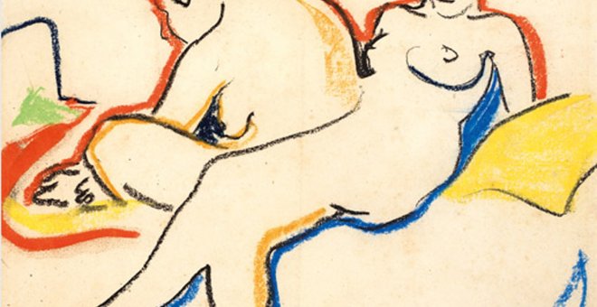 Una de las obras de Ernst Ludwig Kirchner, de 1905, incluidas en la muestra.