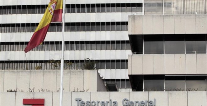La sede de la Tesorería General de la Seguridad Social en Madrid. E.P.