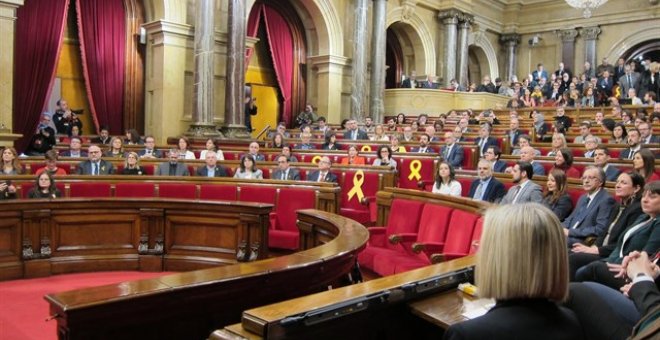 Pleno de constitución del Parlament de la XII Legislatura. EUROPA PRESS