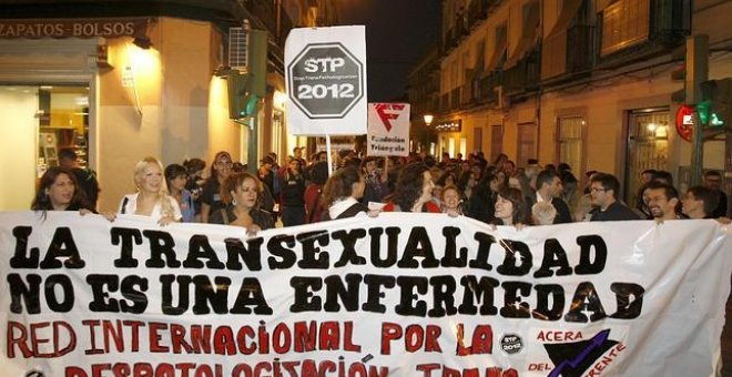 Una manifestación en favor de los derechos de las personas transexuales. EFE