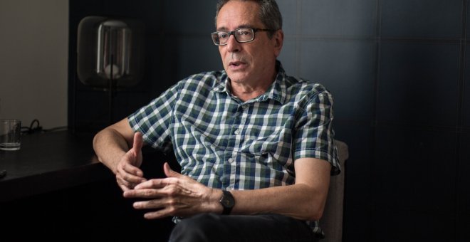 El escritor argentino César Aira.- JAIRO VARGAS