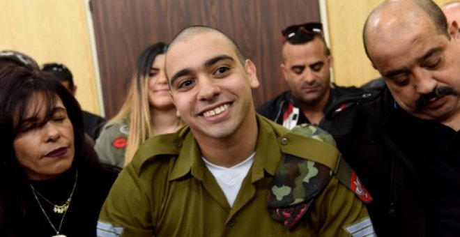 El soldado israelí Elor Azaria, que fue declarado culpable de homicidio por dispararle a un agresor palestino propenso e herido/AFP