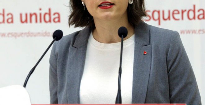Eva Solla, coordinadora general de EU /Izquierda Unida