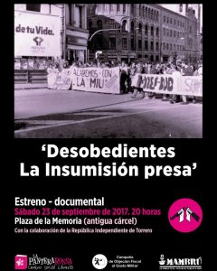 El documental será proyectado este sábado en la plaza sobre la que se levantaba la cárcel zaragozana de Torrero.