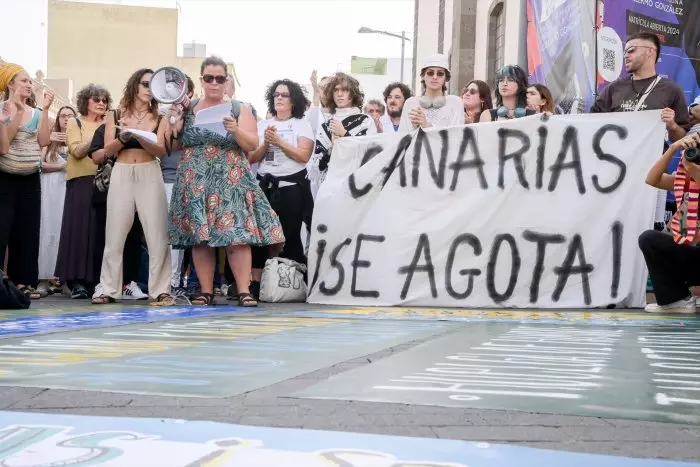 Los activistas contra el turismo masivo continúan con la huelga de hambre ante la inacción del Gobierno de Canarias