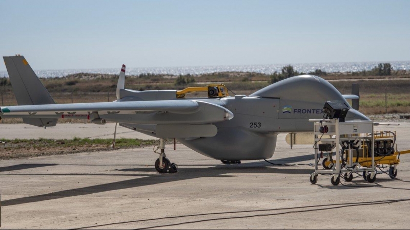 Un dron de Frontex.