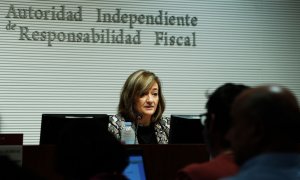 Cristina Herrero, presidenta de la Autoridad Independiente de Responsabilidad Fiscal (AIReF), vaticina una caída del PIB para los dos próximos trimestres.