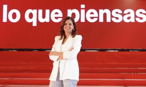 La vicealcaldesa de València y candidata del PSOE en las elecciones municipales, Sandra Gómez, tras la entrevista con Público.