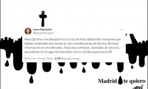 Los tuiteros recuerdan el 11M y las mentiras del Gobierno de Aznar: "Ellos no pusieron las bombas, pero sí manipularon la información"