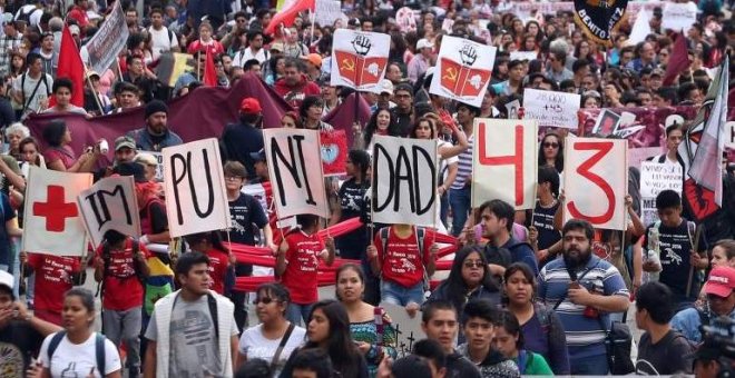 Tres años de lucha por la verdad sobre la desaparición de 'los 43 de Iguala'