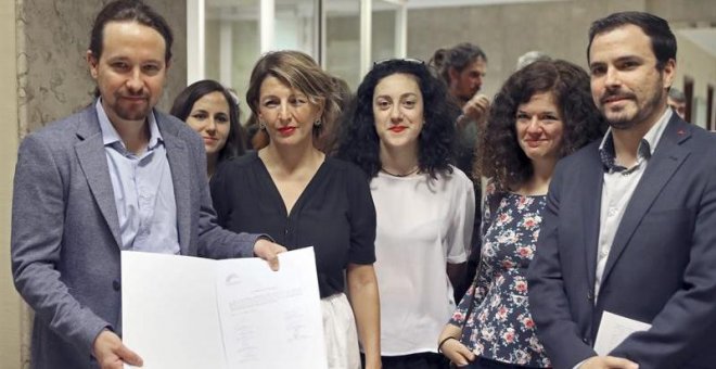 Unidos Podemos presenta la ley para acabar con la discriminación retributiva