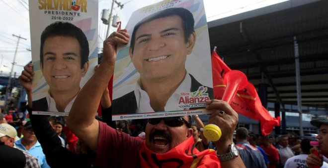 Nasralla mantiene la ventaja de cinco puntos sobre Juan Orlando Hernández en las elecciones de Honduras