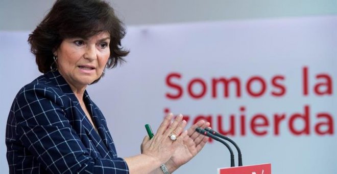 Calvo dice que el PSOE llevará a una mujer de cabeza de lista a las europeas