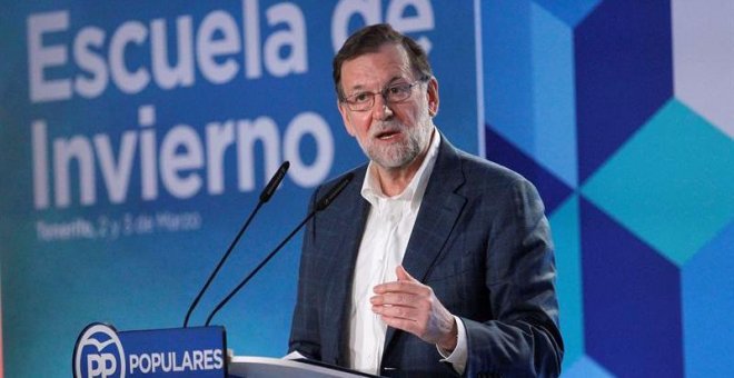 Rajoy avisa de que no va a aceptar ni lecciones ni demagogia del PSOE con las pensiones