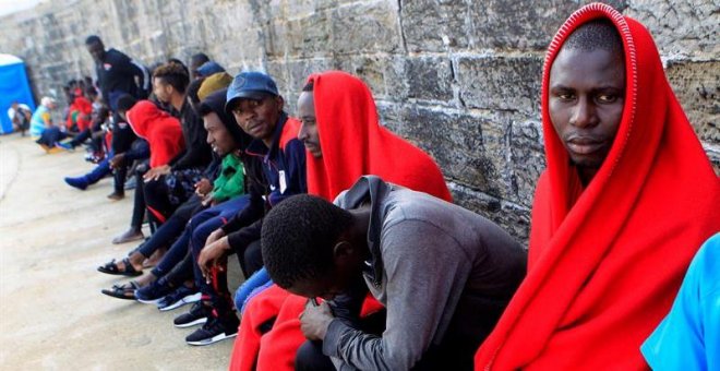 Mil migrantes son rescatados en el Estrecho