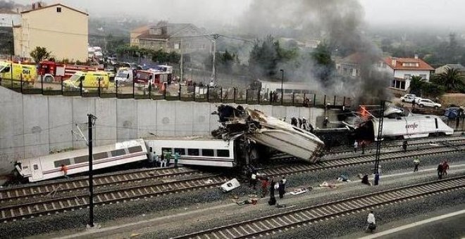 Las víctimas del Alvia, indignadas por el borrado de las averías del tren media hora después del accidente