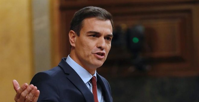 Sánchez, a PP y Cs: "Ustedes han reducido su proyecto político a la mentira y al insulto"