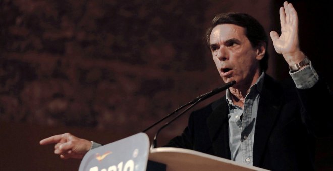 Aznar, a Vox: "A mí nadie me dice a la cara derechita cobarde porque no me aguanta la mirada"