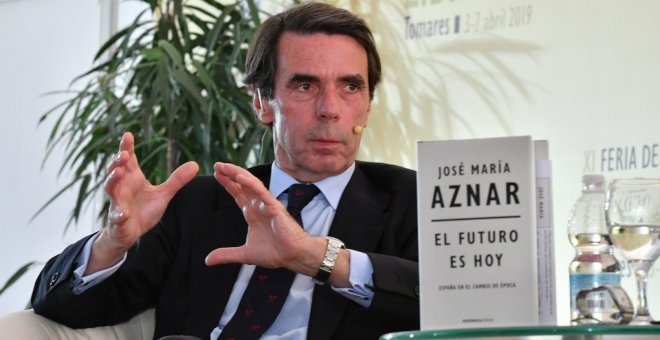 Aznar exhibe su lado más negacionista y dice que la lucha contra la crisis climática "busca acabar con las sociedades libres"