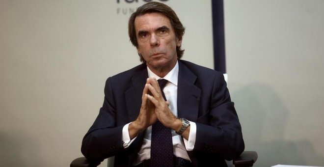 Aznar prevé "consecuencias devastadoras" para España por el pacto entre PSOE y UP