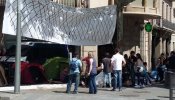 Nueve tiendas de campaña se instalan ante la sede de la CE en Barcelona por los refugiados