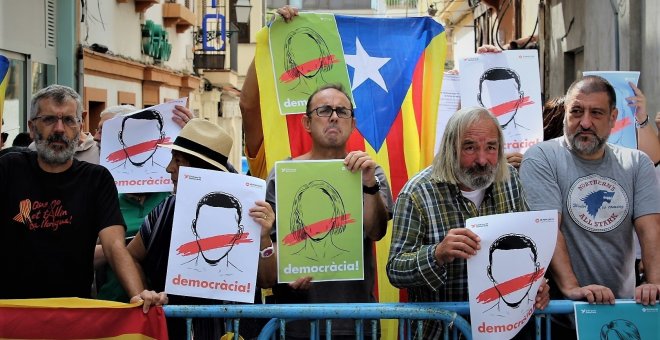 La Policía impidió una manifestación frente al hotel donde se encontraba Rajoy