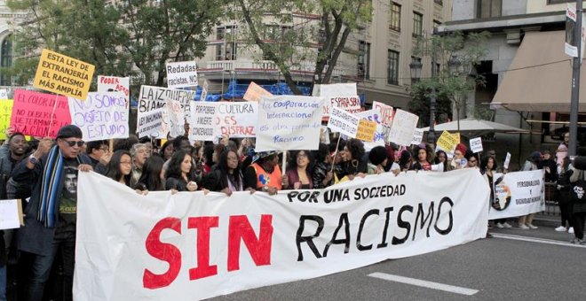 Más de un millar de personas claman en Madrid contra el racismo estructural