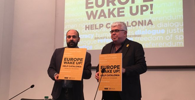 L'ANC i Òmnium volen "despertar" Europa amb la manifestacio de Brussel·les