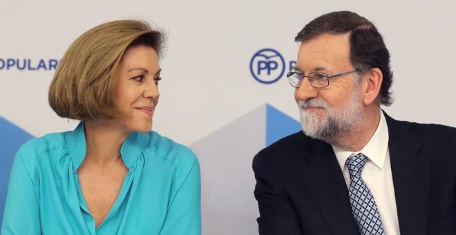 Cospedal no se descarta en la carrera para suceder a Rajoy y añade: "Es una decisión personal que tengo que tomar"