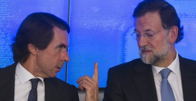 Aznar reprocha a Rajoy que le ignorase y dice no saber si paga la cuota del PP