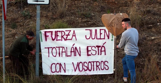 Se cumplen 90 horas desde que Julen cayó al pozo en la localidad malagueña de Totalán