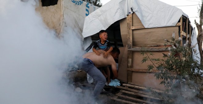 La masificación crónica de los campamentos de refugiados estalla en Grecia: "Tememos que la tensión vaya en aumento"