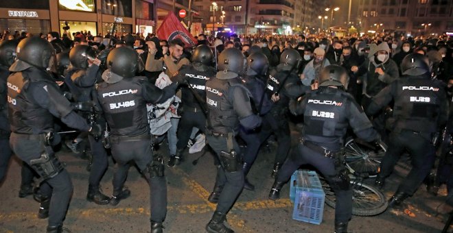 Podem pide que se depuren responsabilidades por la actuación policial de las protestas en València