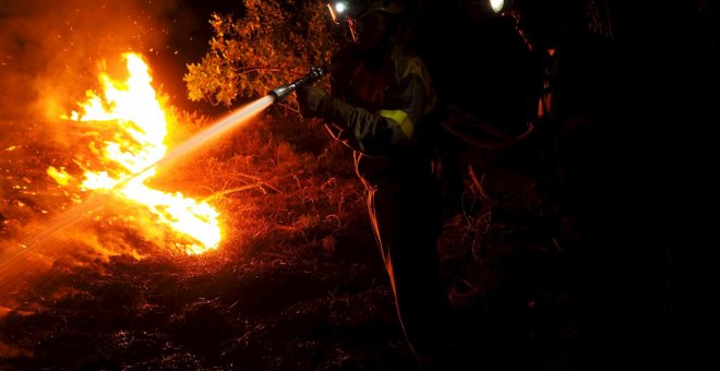 El peor incendio del año en Galicia, en imágenes
