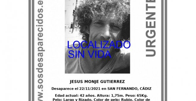 Hallan sin vida el cuerpo de Jesús Monge, sobrino de Camarón, en Cádiz