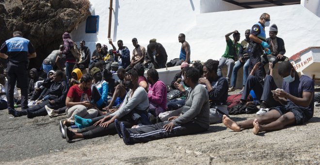Un nuevo rescate aumenta a 313 las personas migrantes que han llegado a Canarias desde el domingo