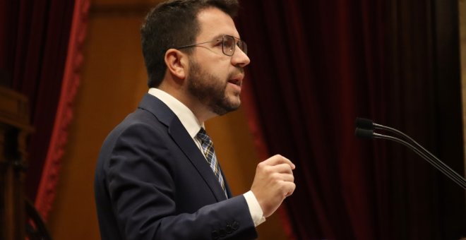 Aragonès celebra la supresión de la sedición, un "paso importante" para la desjudicialización que habrá que ampliar