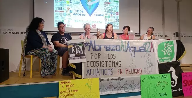 "Proteger el agua es invertir en salud pública": colectivos se concentran este sábado en el 'Abrazo al agua'