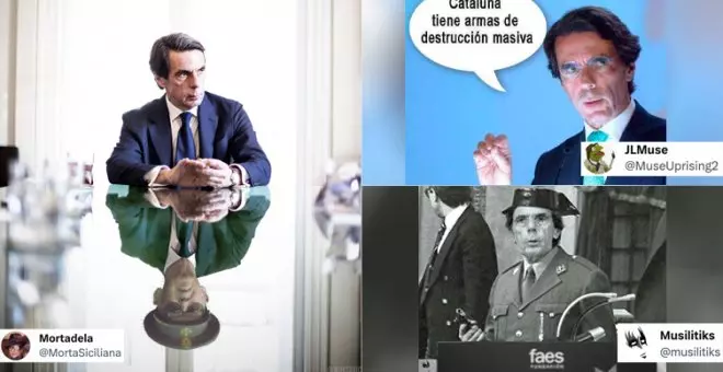 Los mejores memes tras el último exabrupto de Aznar: "Más trumpista que Trump"