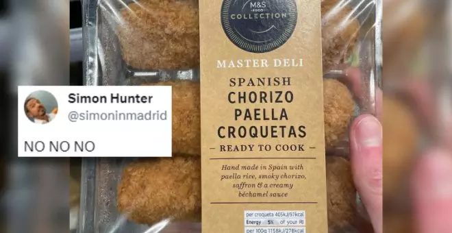 Las croquetas de paella con chorizo de un supermercado británico provocan un 'conflicto diplomático'