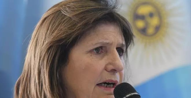 Patricia Bullrich, ministra de Seguridad argentina, acusa a tres personas inocentes de organizar un atentado en Buenos Aires