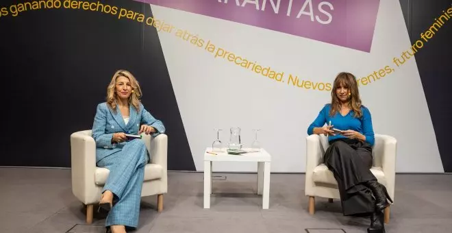 Yolanda Díaz: "Las mujeres llegamos a tener una triple jornada laboral"