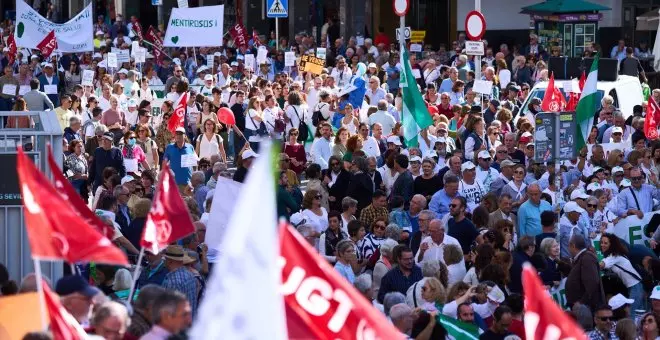 Las mareas blancas convocan a la ciudadanía en Andalucía a defender en las calles su sanidad pública