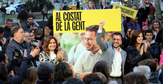 ERC busca activar el seu electorat desmobilitzat com a clau per aconseguir mantenir la presidència d'Aragonès