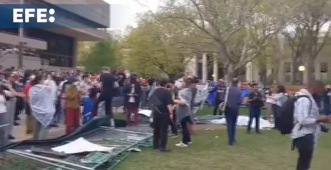 Estudiantes del MIT recuperan campamento propalestino tras ser desalojados